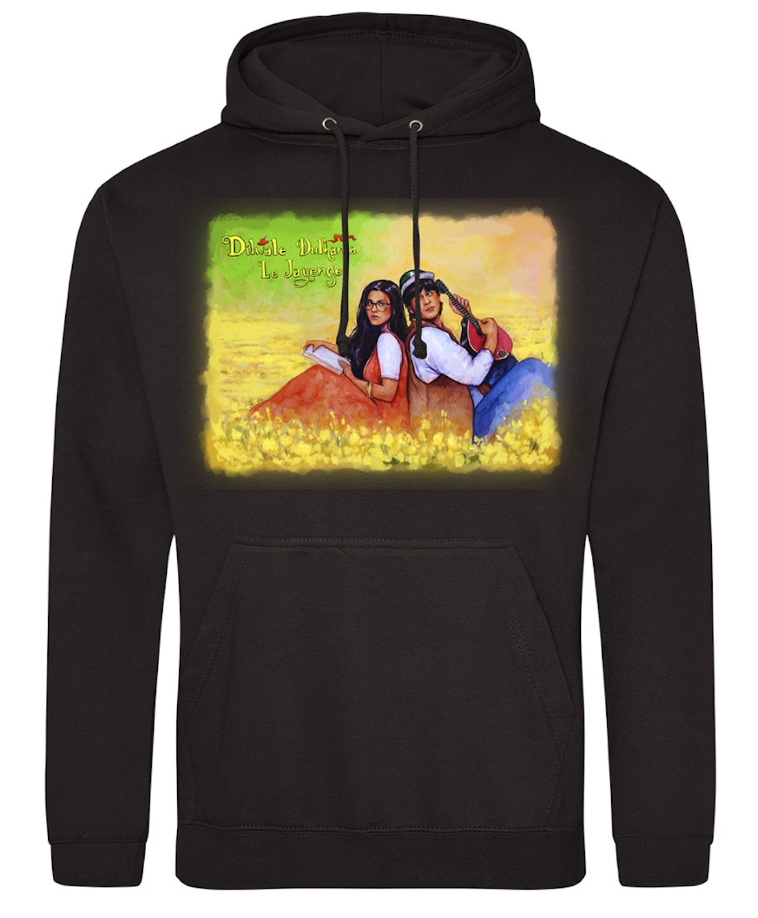 Dilwale Dulhania Le Jayenge | Black Hoodie | Bollywood Classic Collection
