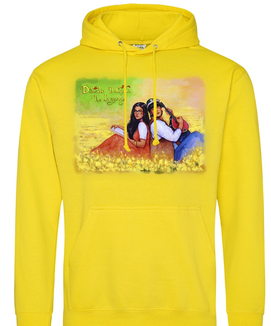 Dilwale Dulhania Le Jayenge | Yellow Hoodie | Bollywood Classic Collection