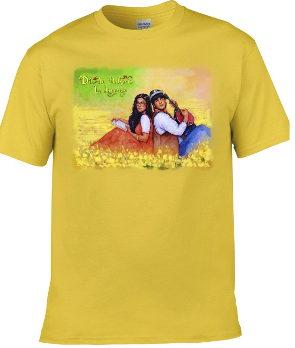 Dilwale Dulhania Le Jayenge | Yellow T-shirt | Bollywood Classic Collection