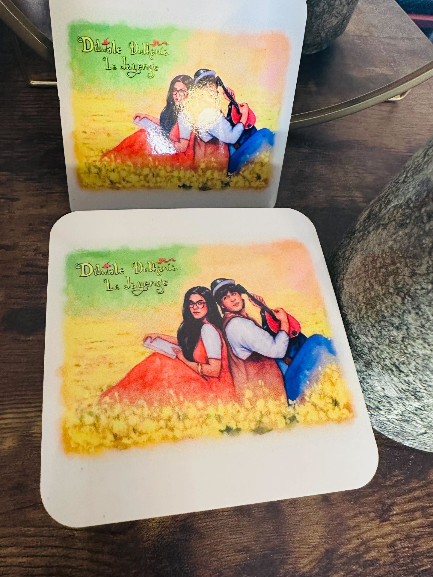  Elevate Your Film Nights with Stylish DDLJ Coasters! 