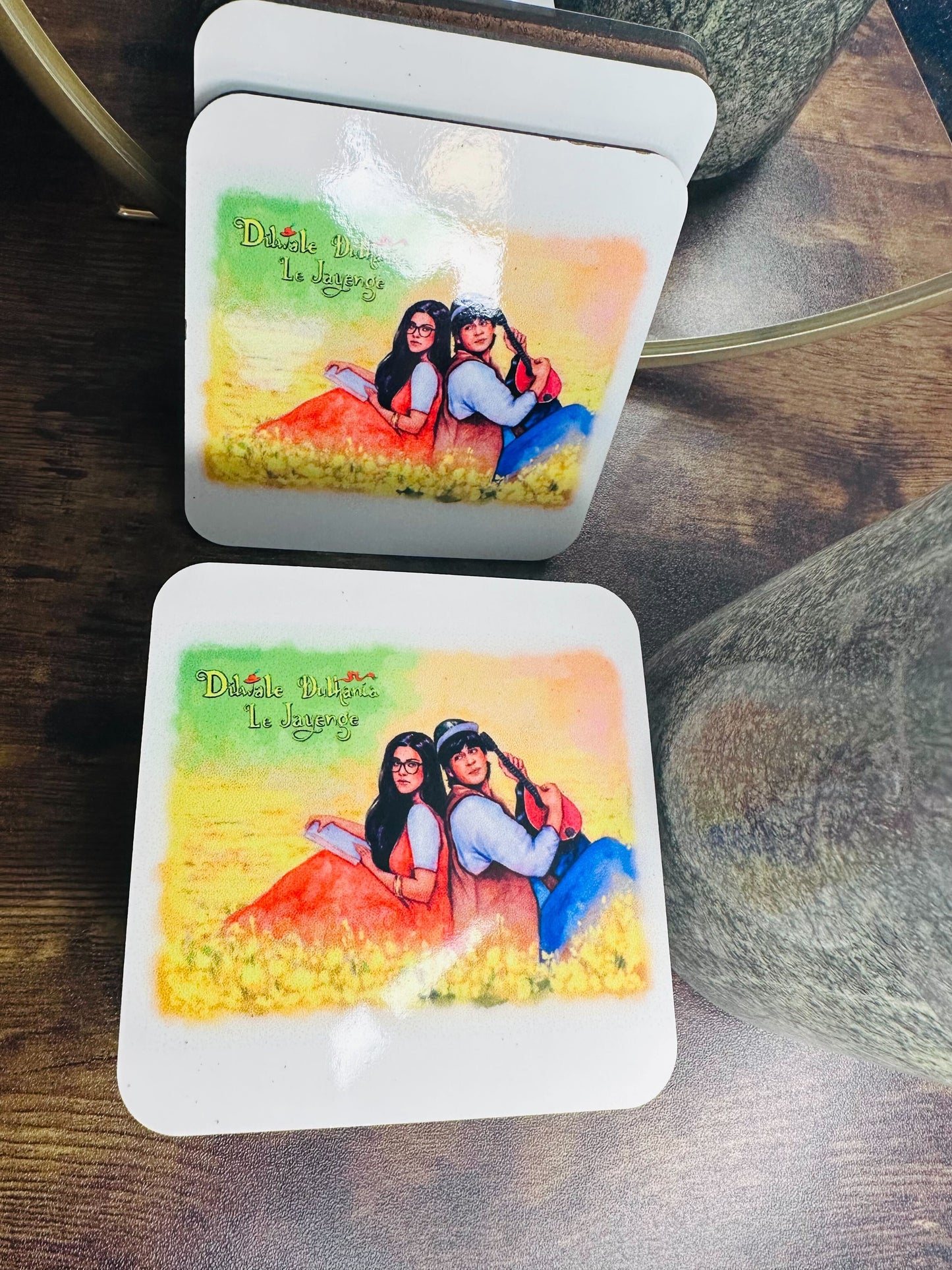  Elevate Your Film Nights with Stylish DDLJ Coasters! 