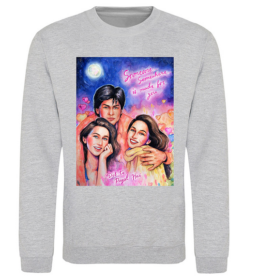 Dil To Pagal Hai | Valentine's Collection | Grey Jumper | Bollywood Classic Collection