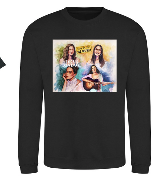 🎬 International Women's Day Collection | Bollywood Classic Collection | Black Sweatshirt