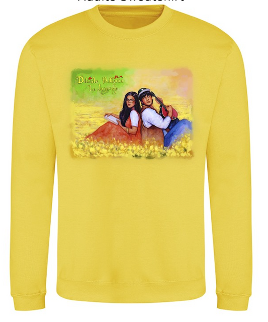 Dilwale Dulhania Le Jayenge | Yellow Sweatshirt | Bollywood Classic Collection