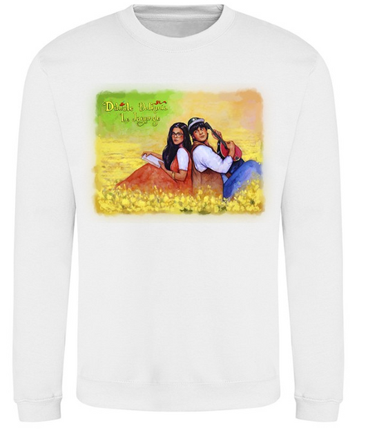 Dilwale Dulhania Le Jayenge | White Sweatshirt | Bollywood Classic Collection