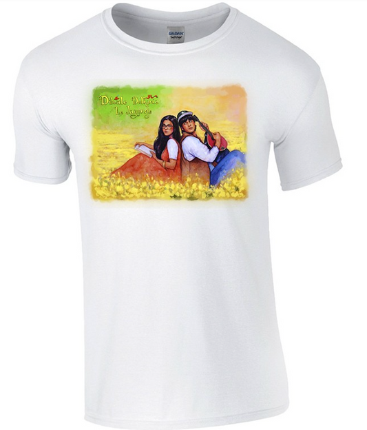 Dilwale Dulhania Le Jayenge | White T-shirt | Bollywood Classic Collection