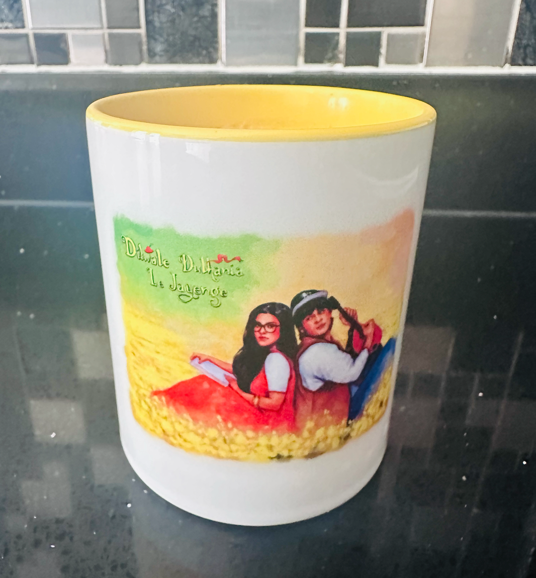 Dilwale Dulhania Le Jayenge MUG - Size: 11oz, Colour: Yellow