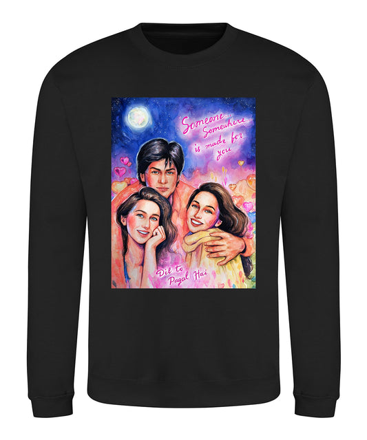 Dil To Pagal Hai | Valentine's Collection | Black Jumper | Bollywood Classic Collection