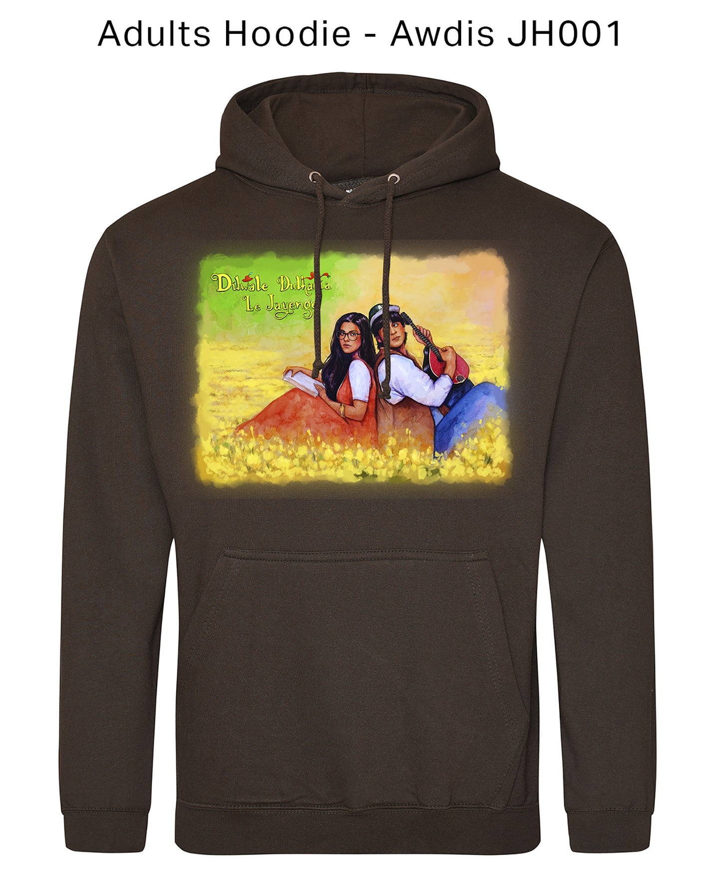 Dilwale Dulhania Le Jayenge | Brown Hoodie | Bollywood Classic Collection